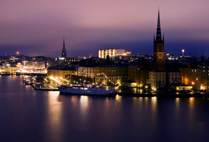 Красивый шведский Стокгольм