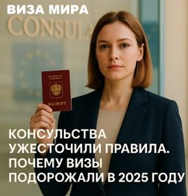 Почему визы подорожали в 2025 году и как с этим справиться