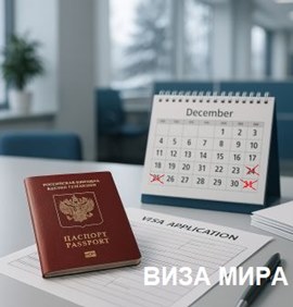 Работа визовых центров в период новогодних праздников